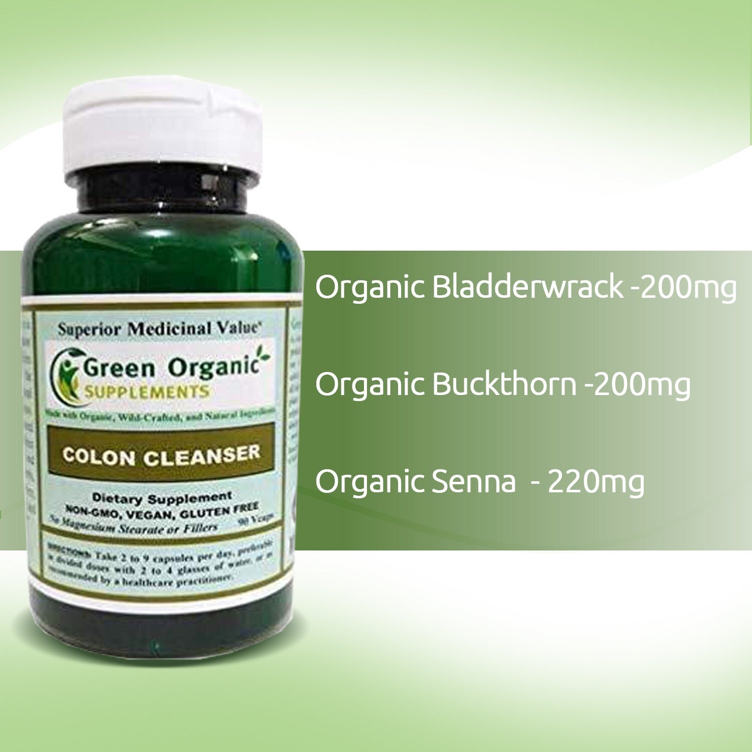 Green Organic Supplements' Colon Cleanser
