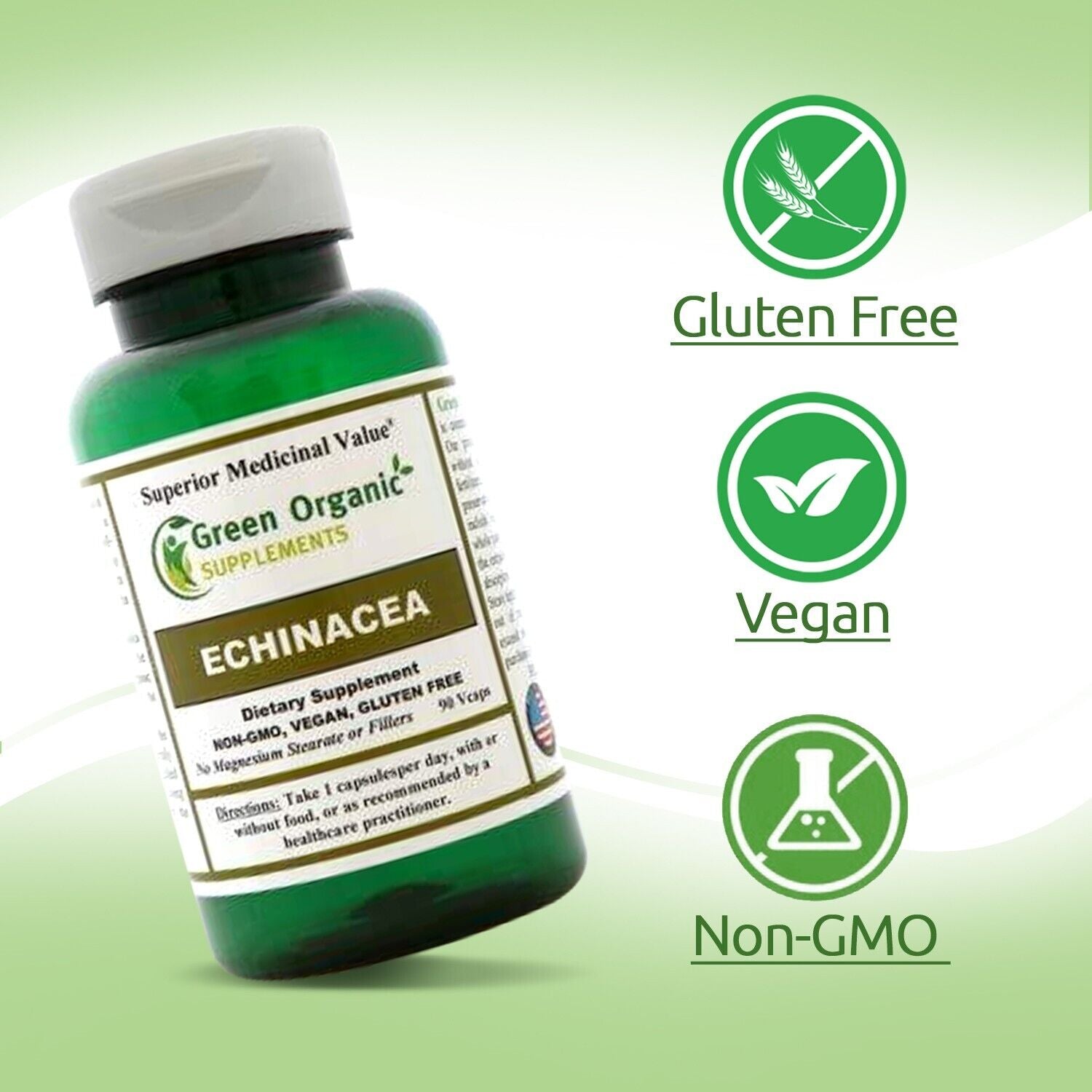 Green Organic Supplements' Echinacea Angustifolia